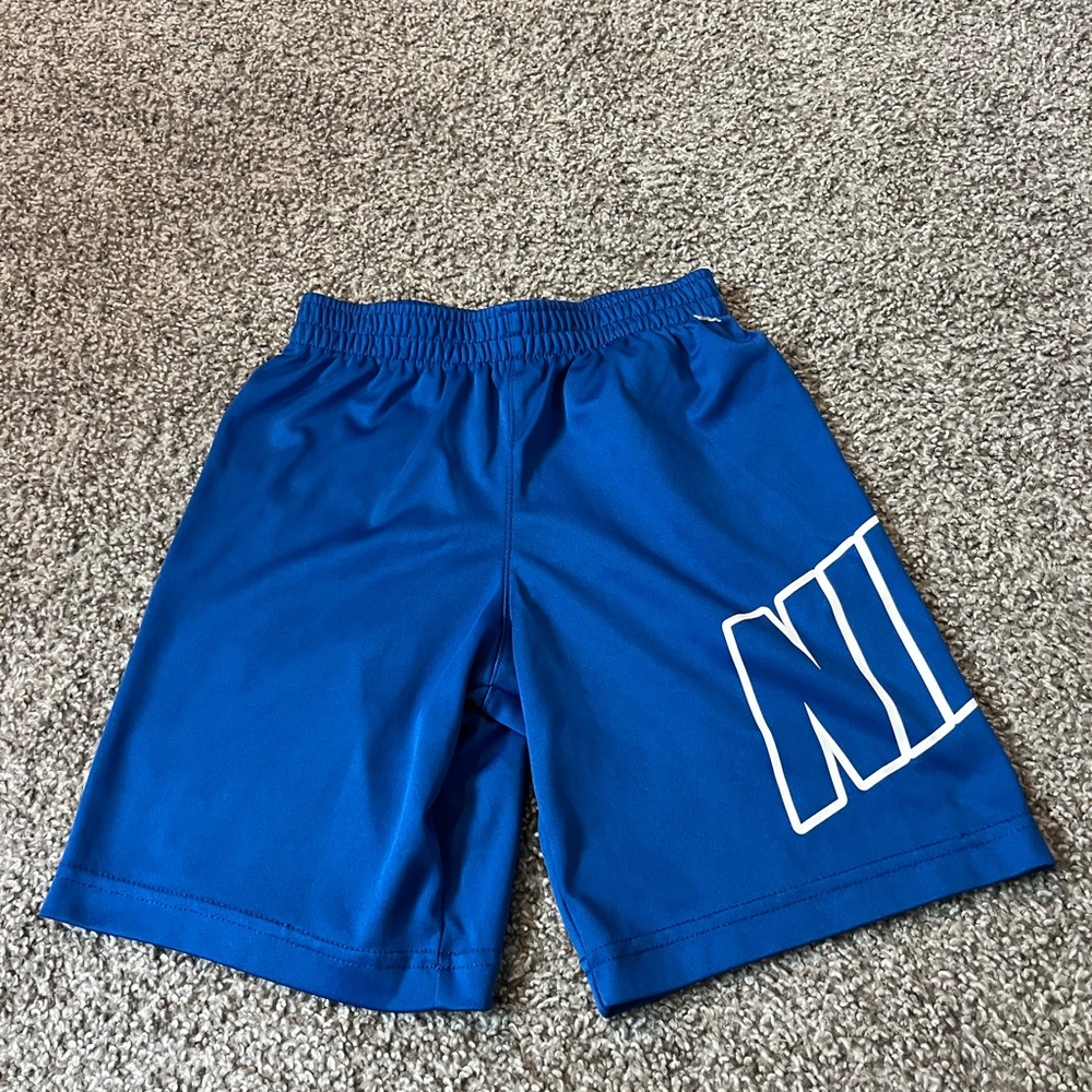 Nike Royal Blue Shorts with White Logo